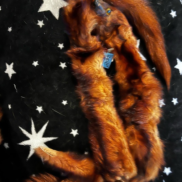 Red mink stole vintage - Picture 2 of 3